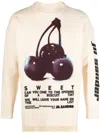 Jil Sander Logo-print Wool Jumper In Neutrals