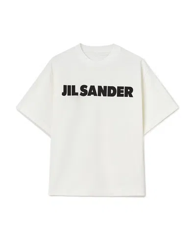 Jil Sander White Cotton T-shirt