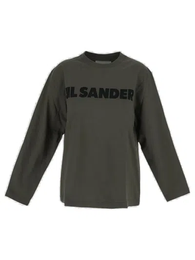 Jil Sander T-shirt In Thyme Green