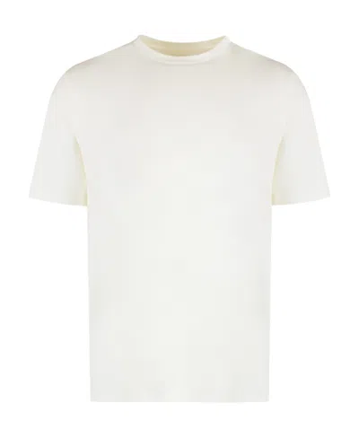 Jil Sander Logo Printed Crewneck T-shirt In White
