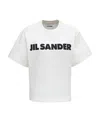 Jil Sander Relaxed-fit Cotton T-shirt With Bold Logo In White