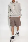 Jil Sander Hoodie With Logo Print In Grey