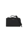 Jil Sander Logo Printed Zipped Wallet In Black