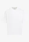 Jil Sander Short Sleeve Cotton T Shirt In White
