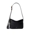 Jil Sander Flap Mini Black Shoulder Bag In Black