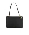 Jil Sander Leather Crossbody Bag In Black