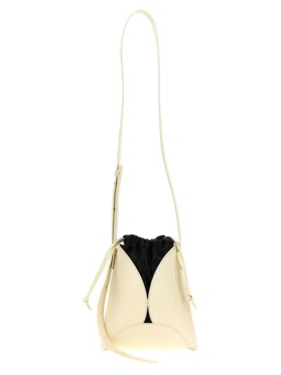 Jil Sander Logo Shoulder Bag In Neutral