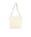 Jil Sander Tangle Midi Crossbody Bag In White