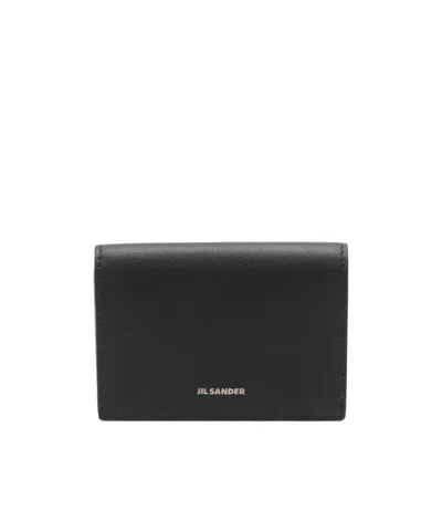 JIL SANDER LOGO-STAMP CARD HOLDER