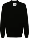 Jil Sander Wool Blend V-neck Sweater