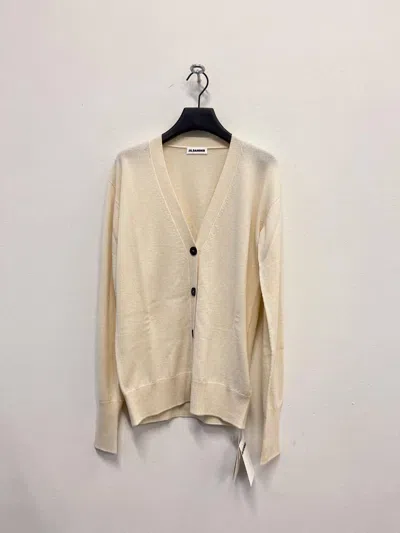 Jil Sander Logo Sweater In Nude
