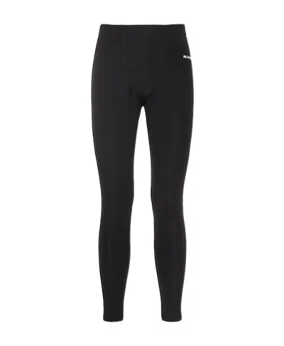 Jil Sander Logo Sweatpants In Black