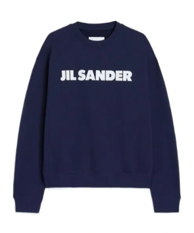 JIL SANDER LOGO-PRINT SWEATSHIRT