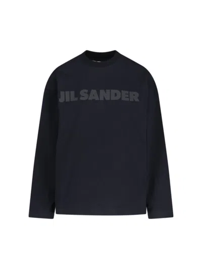 Jil Sander Logo T-shirt - Black