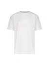Jil Sander White Crewneck T-shirt With Logo Patch Applied On The Back