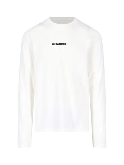 JIL SANDER LOGO T-SHIRT - WHITE