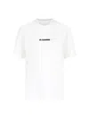 Jil Sander Logo T-shirt - White In Multi