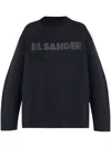 Jil Sander T-shirt In Cotone Nero Donna In Black