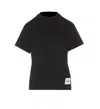 Jil Sander 3 T-shirt Pack With Logo Patch In Cotton Woman In Black