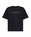 Jil Sander Logo T-shirt In Black
