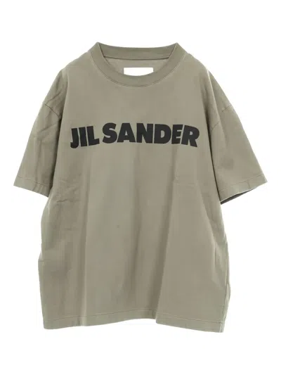 Pre-owned Jil Sander Logo T-shirt In Green
