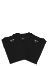 Jil Sander 3-pack T-shirt In Black
