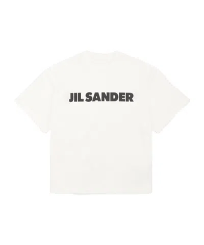 Jil Sander Logo T-shirt In White