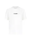 Jil Sander White T-shirt With Contrasting Logo Print In White
