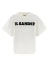 Jil Sander Relaxed-fit Cotton T-shirt With Bold Logo In White