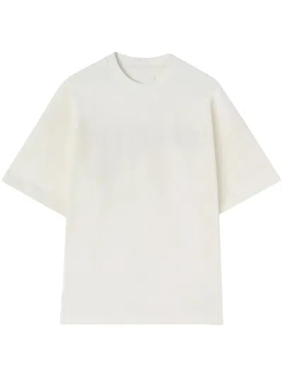Jil Sander Logo T-shirt In White