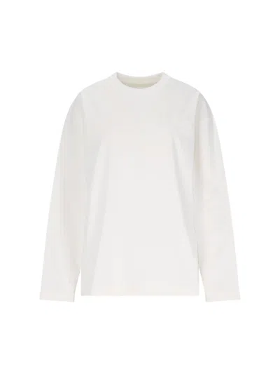 Jil Sander Logo T-shirt In White