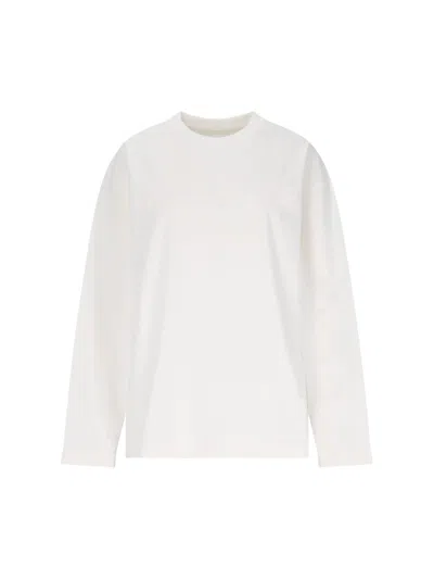 Jil Sander Logo T-shirt In White