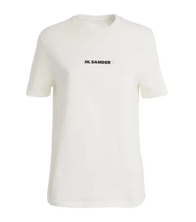 Jil Sander T-shirt With Logo Print In White