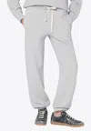 Jil Sander Jersey Drawstring-waist Sweatpants In Gray