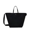 Jil Sander Logo Tote Bag In Black