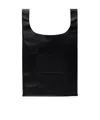 Jil Sander Logo Tote Bag In Black