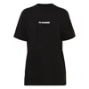 Jil Sander Logo T-shirt In Black