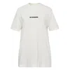 Jil Sander Logo T-shirt In White