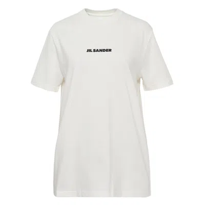 Jil Sander Logo T-shirt In White