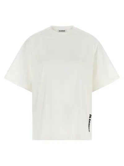 Jil Sander Logo T-shirt White/black