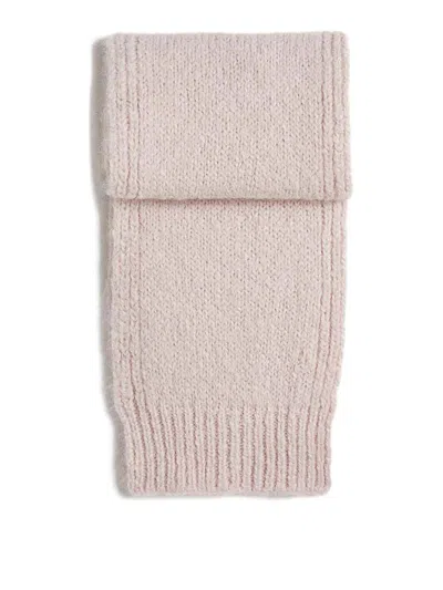 JIL SANDER LOGO WOOL SCARF
