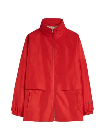Jil Sander Logo-detail Jacket In Red