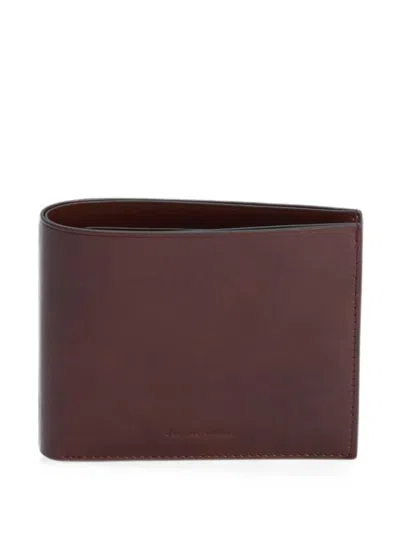 Jil Sander Logo-detail Wallet In Brown
