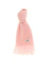 Jil Sander Light Pink Logo Solid Scarf In Pink