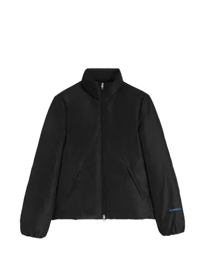 Jil Sander Logo-print Down Jacket In Black