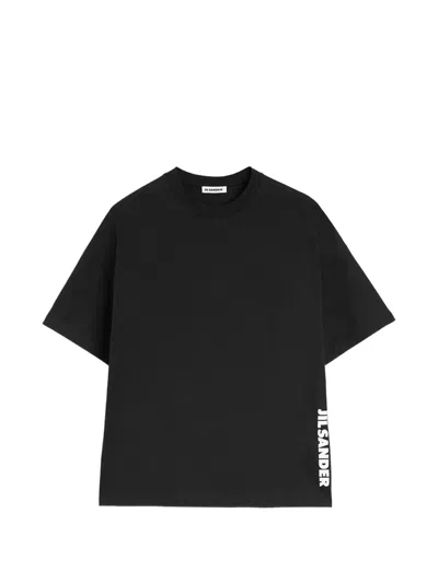 Jil Sander Logo-print T-shirt In Black