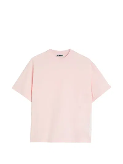 Jil Sander Logo-print T-shirt In Pink