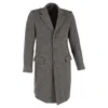 Jil Sander Long Coat In Grey Wool In Grey