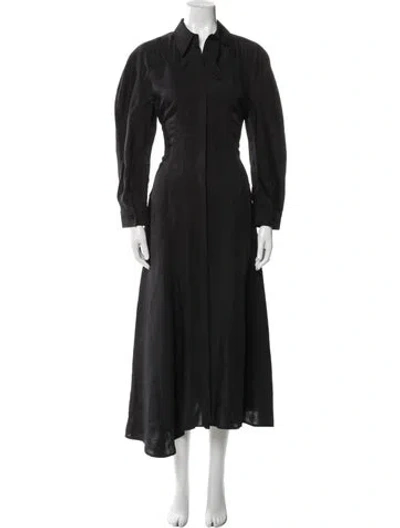 Pre-owned Jil Sander Long Dress In Blue