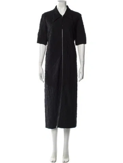 Pre-owned Jil Sander Long Dress In Blue